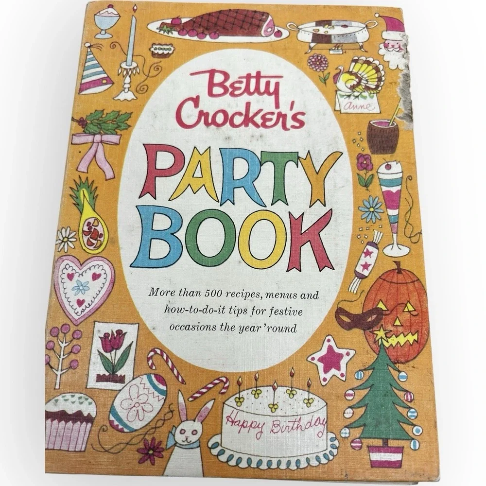 Lot 15 Vtg‎ Cookbooks Incl Betty Crocker Party Book 1st Ed + Better Homes Tupper